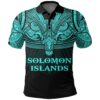 Solomon Islands (Blue) Polo Shirt Polynesian A15