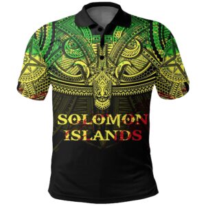 Solomon Islands (Reggae) Polo Shirt Polynesian A15