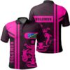 Solomon Pink Polo Shirt- Boba Style - AH - J14