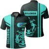 Solomon Turquoise Polo Shirt- Boba Style - AH - J14