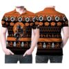 Son Goku Super Saiyan Fighting Dragon Ball Christmas Knitting Pattern Polo Shirt
