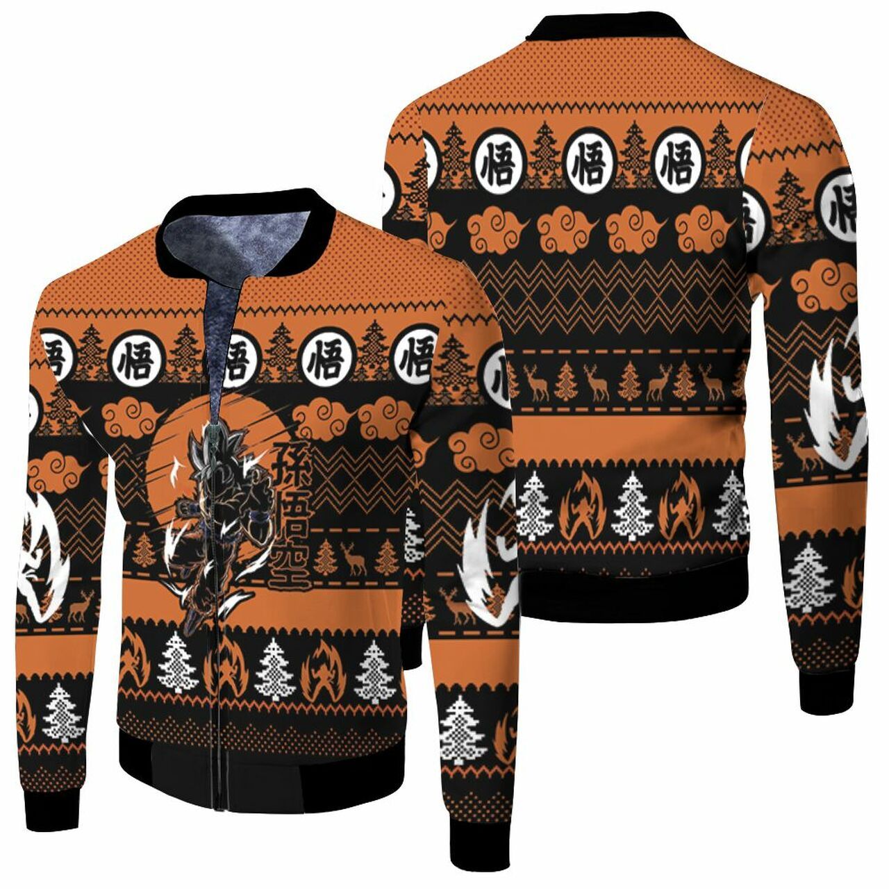 Songoku Super Saiyan Fighting Dragon Ball Christmas Knitting Pattern Sweatshirt 3D T Shirt Hoodie Sweater Jersey Bomber Jacket Model 5423 Bomber Jacket Songoku Super Saiyan Fighting Dragon Ball Christmas Knitting Pattern Sweatshirt 3D T Shirt Hoodie Sweater Jersey Bomber Jacket Model 5423 Bomber Jacket