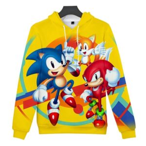 Sonic The Hedgehog Knuckles The Echidna And Tails  3D All Over Printed Shirt