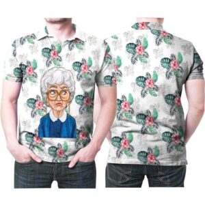 Sophia Petrillo The Golden Girls Flowers For Fan 3D Polo Shirt