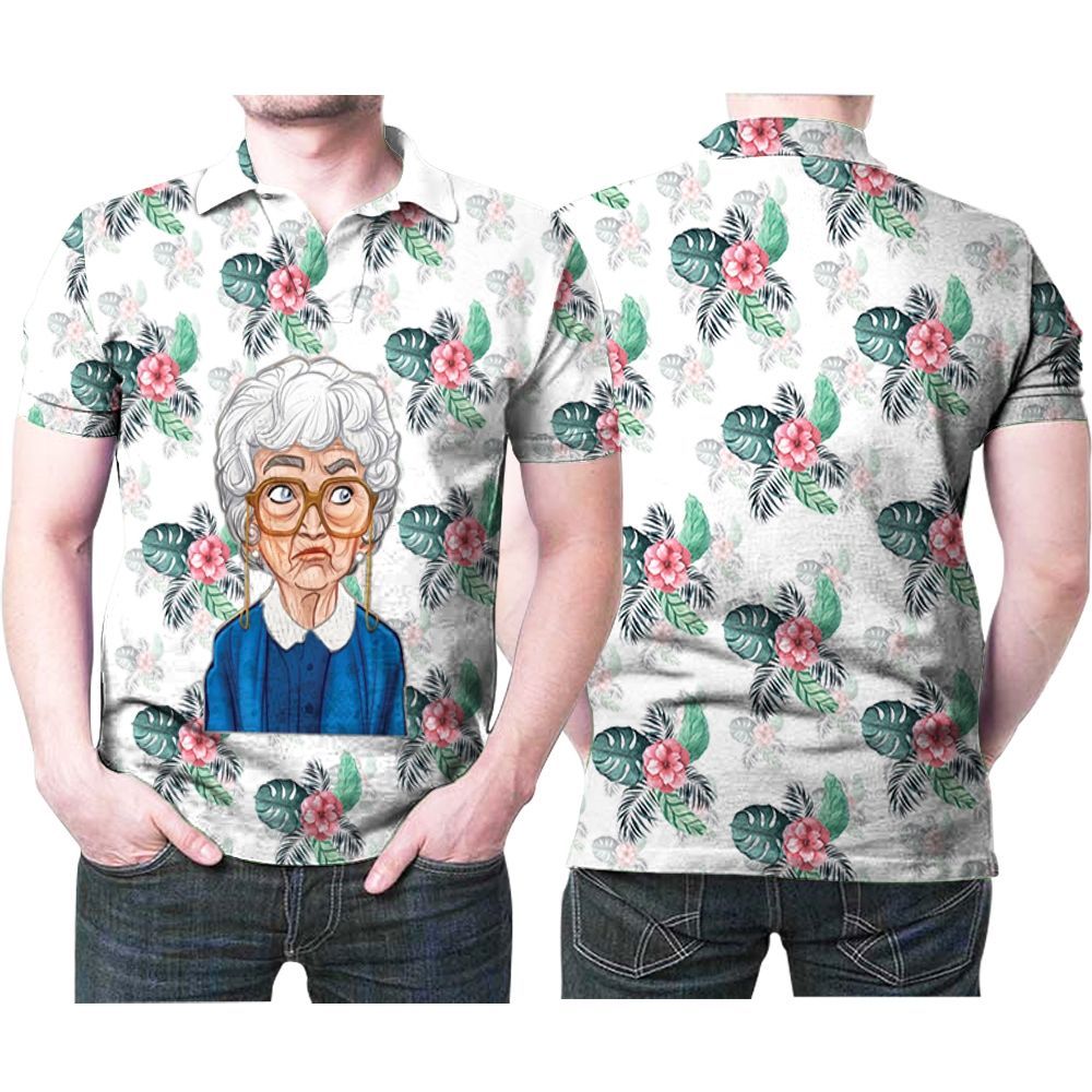 Sophia Petrillo The Golden Girls Flowers For Fan 3D Polo Shirt Sophia Petrillo The Golden Girls Flowers For Fan 3D Polo Shirt