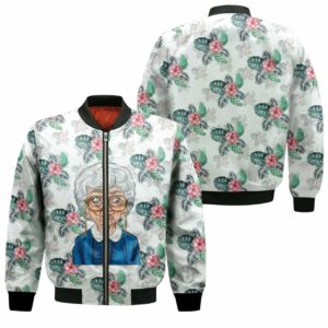 Sophia Petrillo The Golden Girls Flowers For Fan T-Shirt 3D T Shirt Hoodie Sweater Bomber Jacket Model 5426 Bomber Jacket