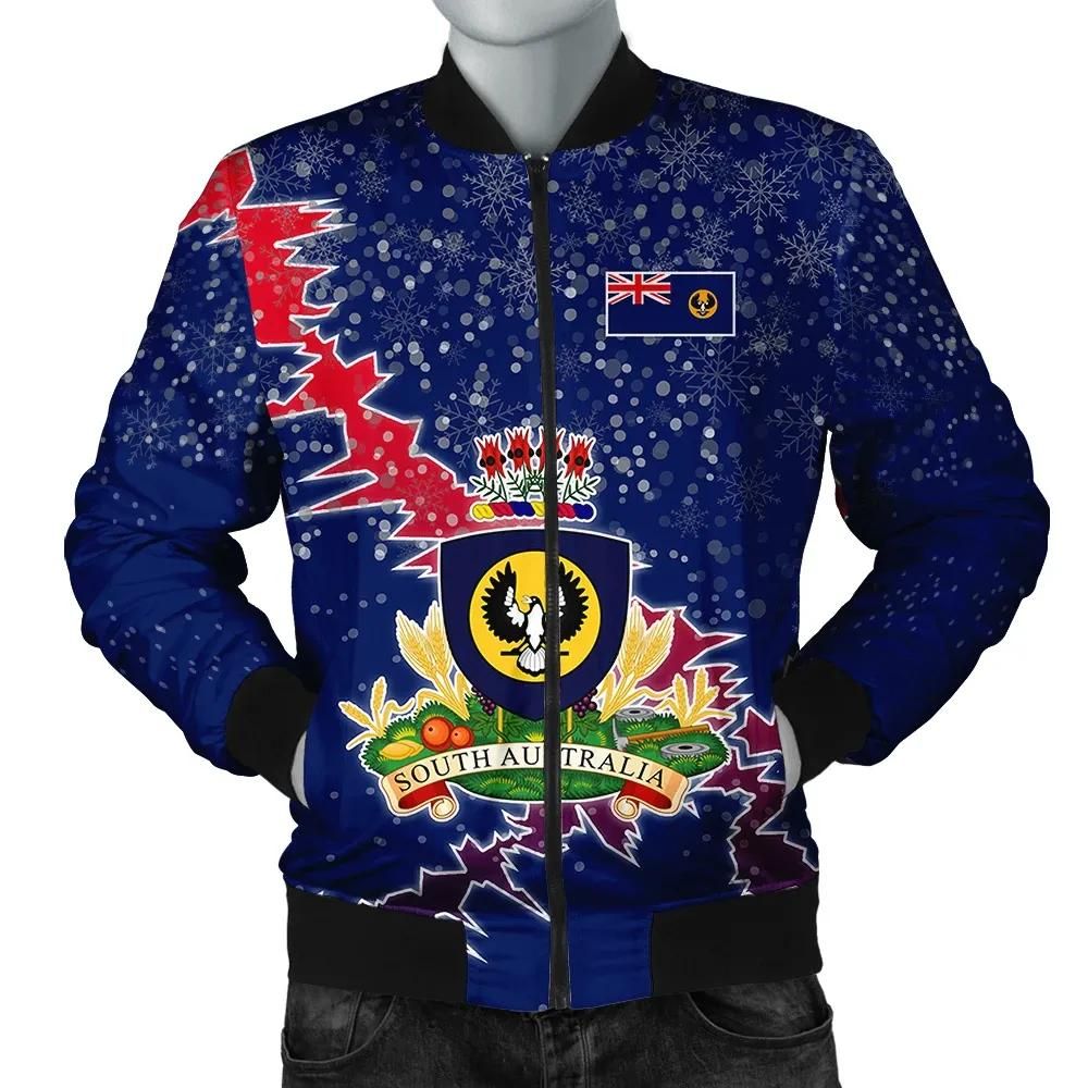 South Australia Christmas Coat Of Arms Men Bomber Jacket X Style J78 Bomber Jacket South Australia Christmas Coat Of Arms Men Bomber Jacket X Style J78 Bomber Jacket