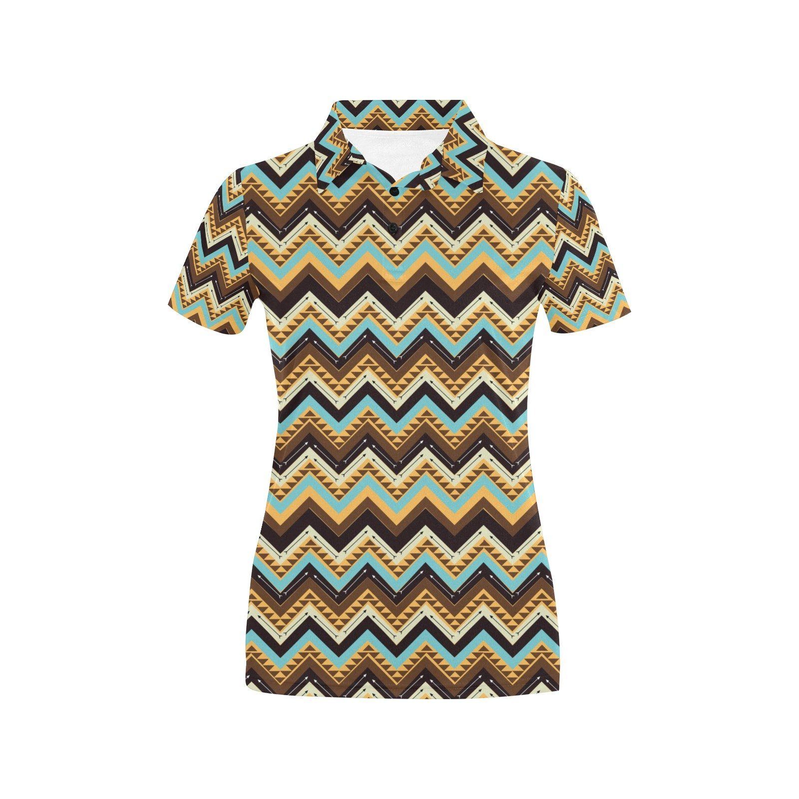 Southwest Pattern Print Design Lks301 Women'S Polo Shirt Southwest Pattern Print Design Lks301 Women'S Polo Shirt