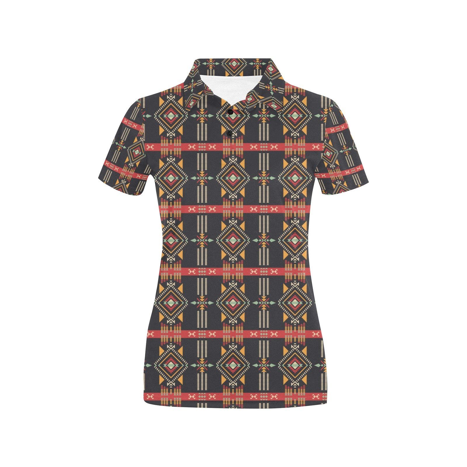 Southwest Pattern Print Design Lks303 Women'S Polo Shirt Southwest Pattern Print Design Lks303 Women'S Polo Shirt