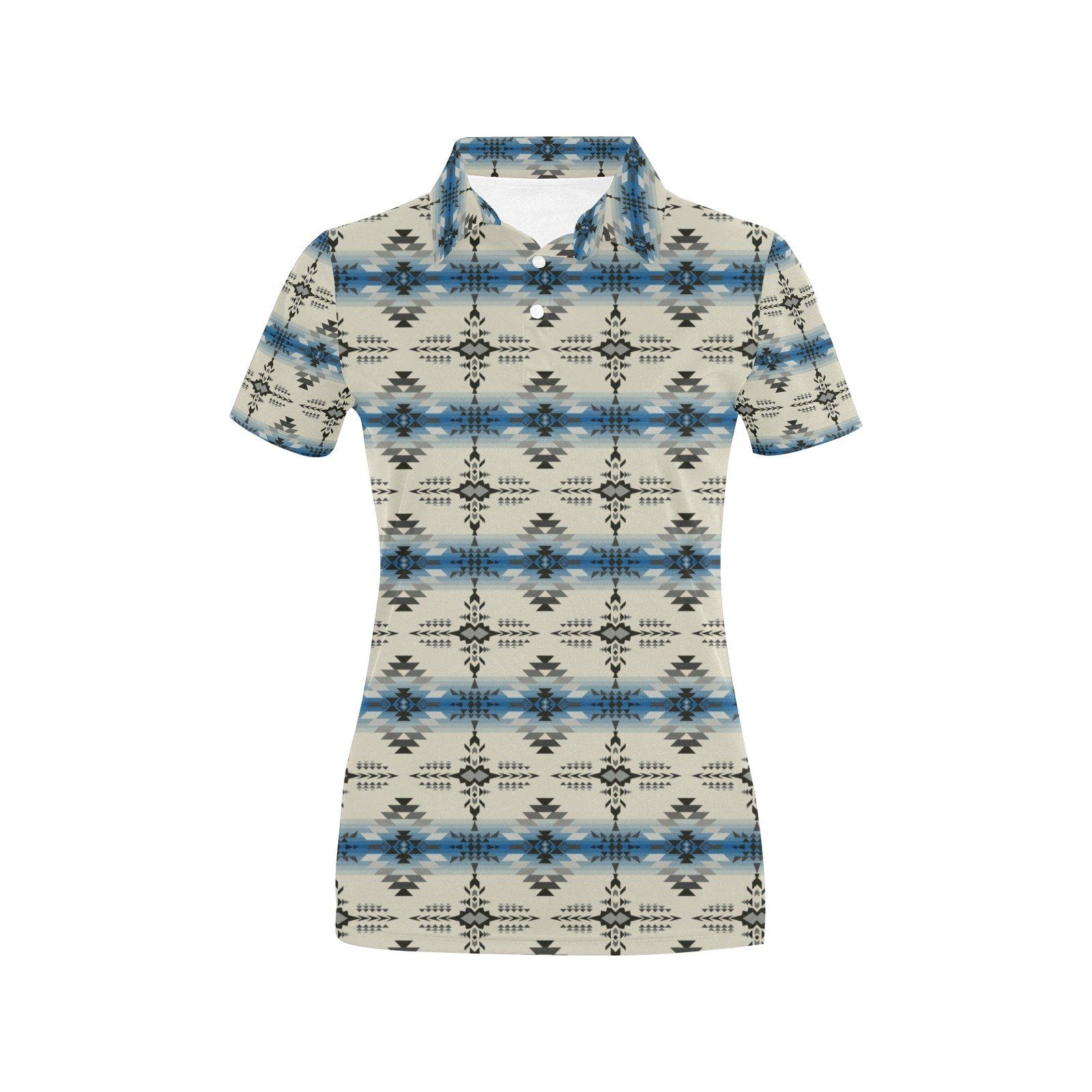 Southwest Pattern Print Design Lks304 Women'S Polo Shirt Southwest Pattern Print Design Lks304 Women'S Polo Shirt