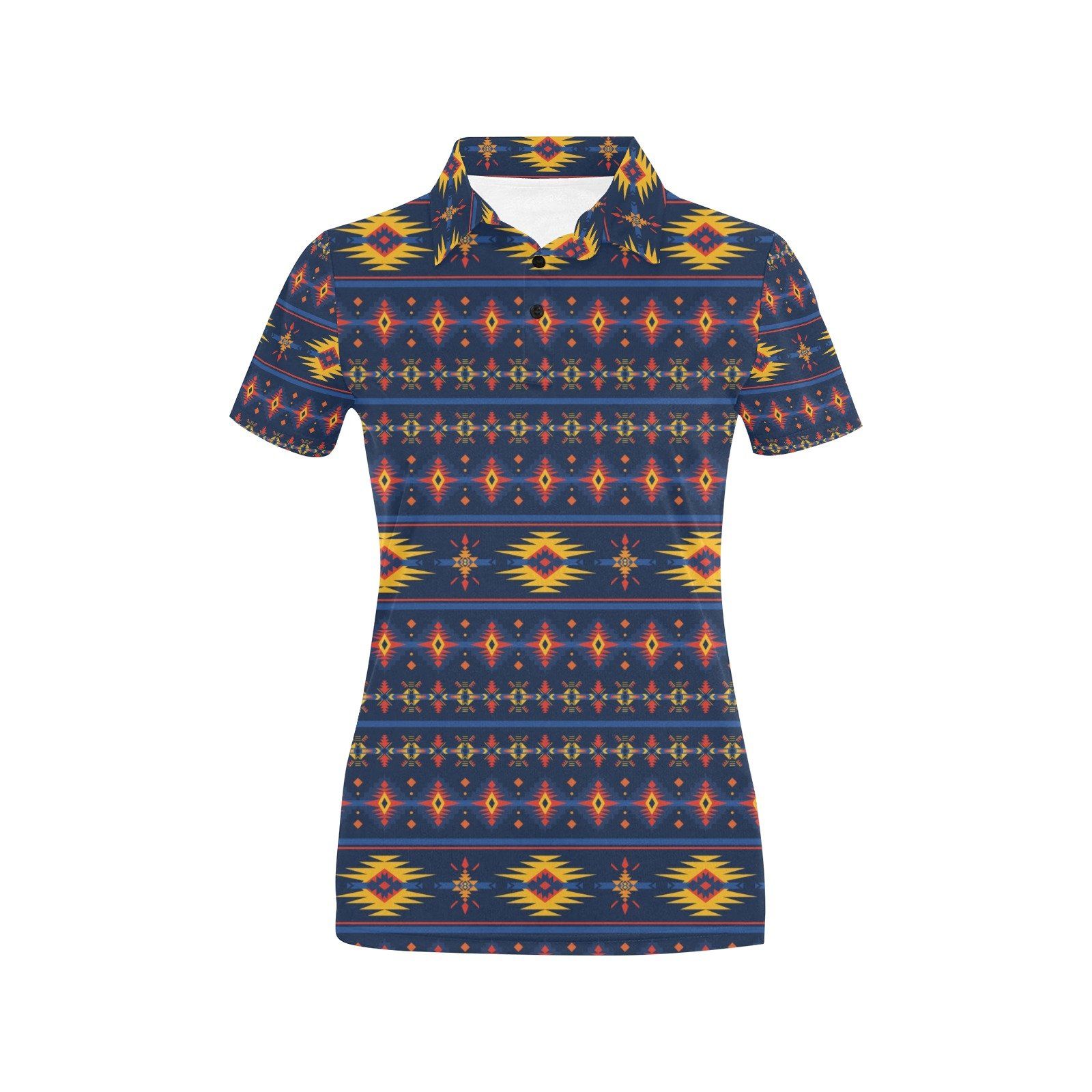Southwest Pattern Print Design Lks306 Women'S Polo Shirt Southwest Pattern Print Design Lks306 Women'S Polo Shirt