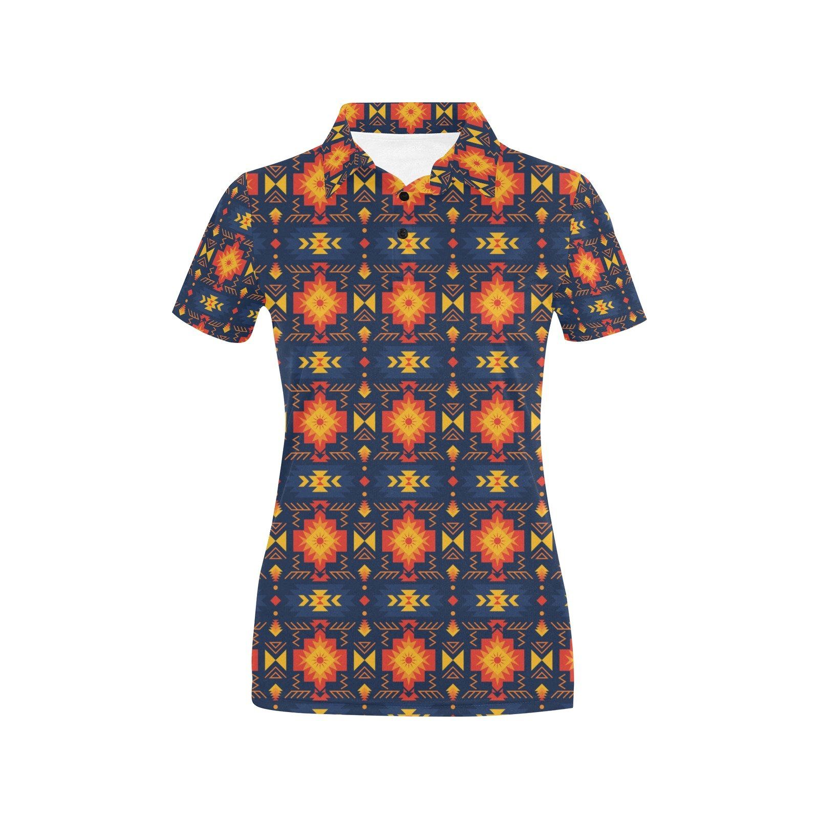 Southwest Pattern Print Design Lks307 Women'S Polo Shirt Southwest Pattern Print Design Lks307 Women'S Polo Shirt