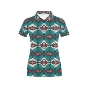 Southwest Pattern Print Design Lks308 Women'S Polo Shirt
