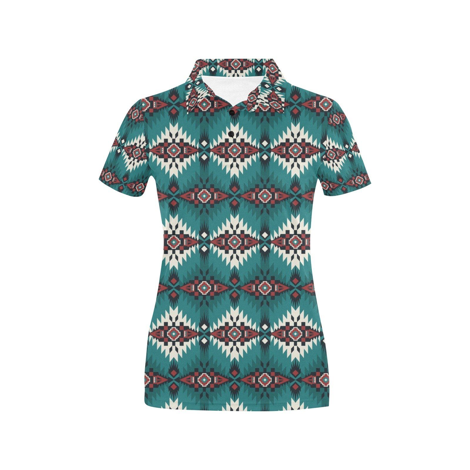 Southwest Pattern Print Design Lks308 Women'S Polo Shirt Southwest Pattern Print Design Lks308 Women'S Polo Shirt