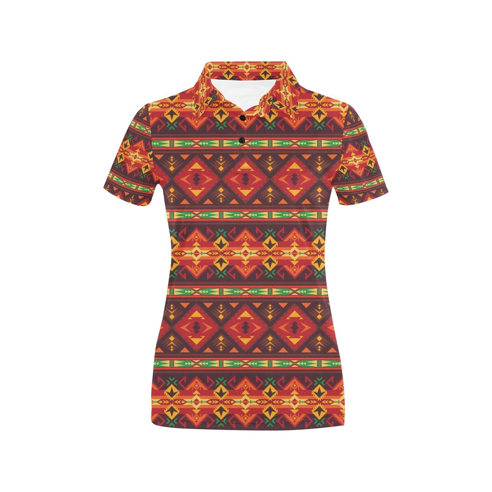 Southwest Pattern Print Design Lks309 Women'S Polo Shirt Southwest Pattern Print Design Lks309 Women'S Polo Shirt