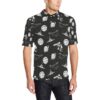 Space Astronauts Print Men Polo Shirt