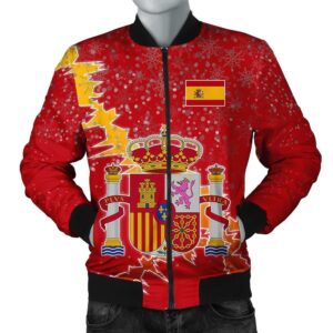 Spain Christmas Coat Of Arms Men Bomber Jacket  X Style J78 Bomber Jacket