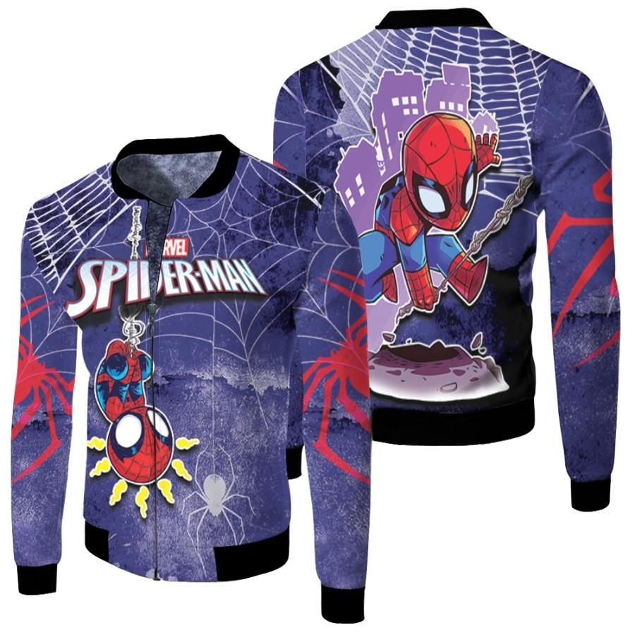 Spider Man No Way Home Spider Chibi Spider Sense 3D Designed Allover Gift For Spider Man Fans Bomber Jacket Spider Man No Way Home Spider Chibi Spider Sense 3D Designed Allover Gift For Spider Man Fans Bomber Jacket