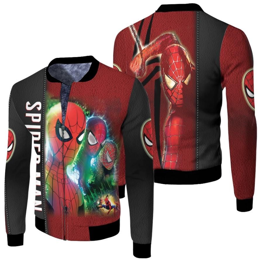Spider Man No Way Home Three Heroes Saving The World Superhero 3D Designed Allover Gift For Spider Man Fans Bomber Jacket Spider Man No Way Home Three Heroes Saving The World Superhero 3D Designed Allover Gift For Spider Man Fans Bomber Jacket