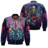 Spider Man No Way Home Three Spider Men Fighting Sinister Six 3D Designed Allover Gift For Spider Man Fans Bomber Jacket