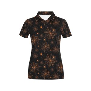Spider Web Print Design Lks306 Women'S Polo Shirt
