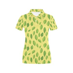 Spinach Print Design Lks302 Women'S Polo Shirt