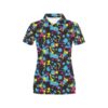 Splatter Colorful Print Design Lks301 Women'S Polo Shirt