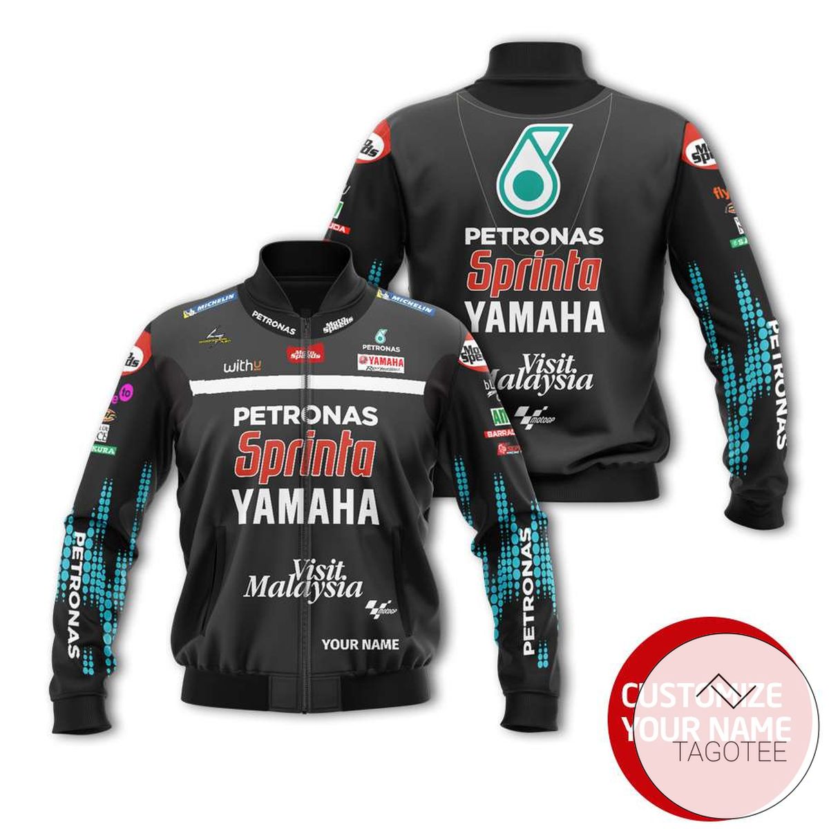 Sprinta Yamaha Racing 3D Bomber Jacket Sprinta Yamaha Racing 3D Bomber Jacket