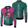 Squid Game Player 067 Circle Triangle Square Playground Games Survival Squid Game Korean Drama Series gift for Squid Game fans Bomber Jacket