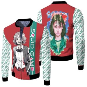 Squid Game Player 067 Kang Sae Byeok Korean Movie Series Survival Squid Game gift for Squid Game lovers Bomber Jacket