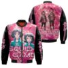 Squid Game Player 067 Kang Sae Byeok Player 240 Ji Yeong Korean Drama Series gift for Squid Game fans Bomber Jacket