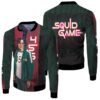 Squid Game Player 456 Seong Gi Hun Korean Childrens Games Korean Drama Series Survival Squid Game gift for Squid Game fans Bomber Jacket
