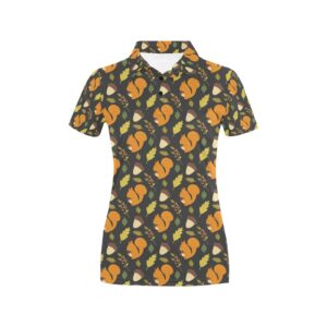 Squirrel Print Design Lks301 Women'S Polo Shirt
