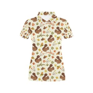 Squirrel Print Design Lks3010 Women'S Polo Shirt