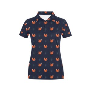 Squirrel Print Design Lks303 Women'S Polo Shirt