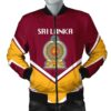 Sri Lanka Coat Of Arms Men Bomber Jacket Lucian Style J5W Bomber Jacket