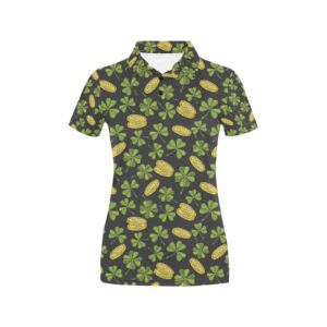 St Patricks Day Print Design Lks305 Women'S Polo Shirt