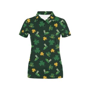 St Patricks Day Print Design Lks306 Women'S Polo Shirt