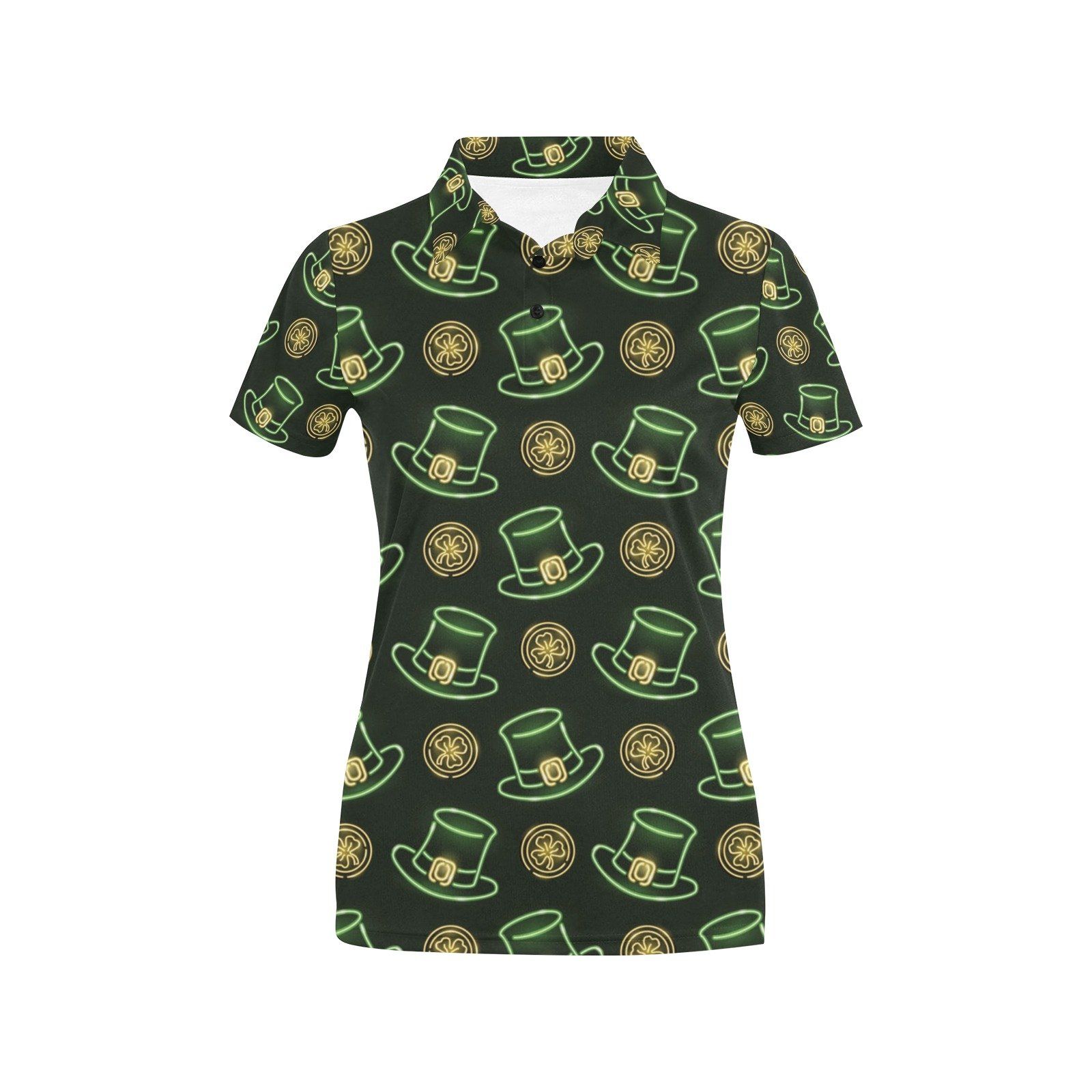 St Patricks Day Print Design Lks308 Women'S Polo Shirt St Patricks Day Print Design Lks308 Women'S Polo Shirt