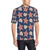 Starfish Pattern Print Design 03 Men Polo Shirt
