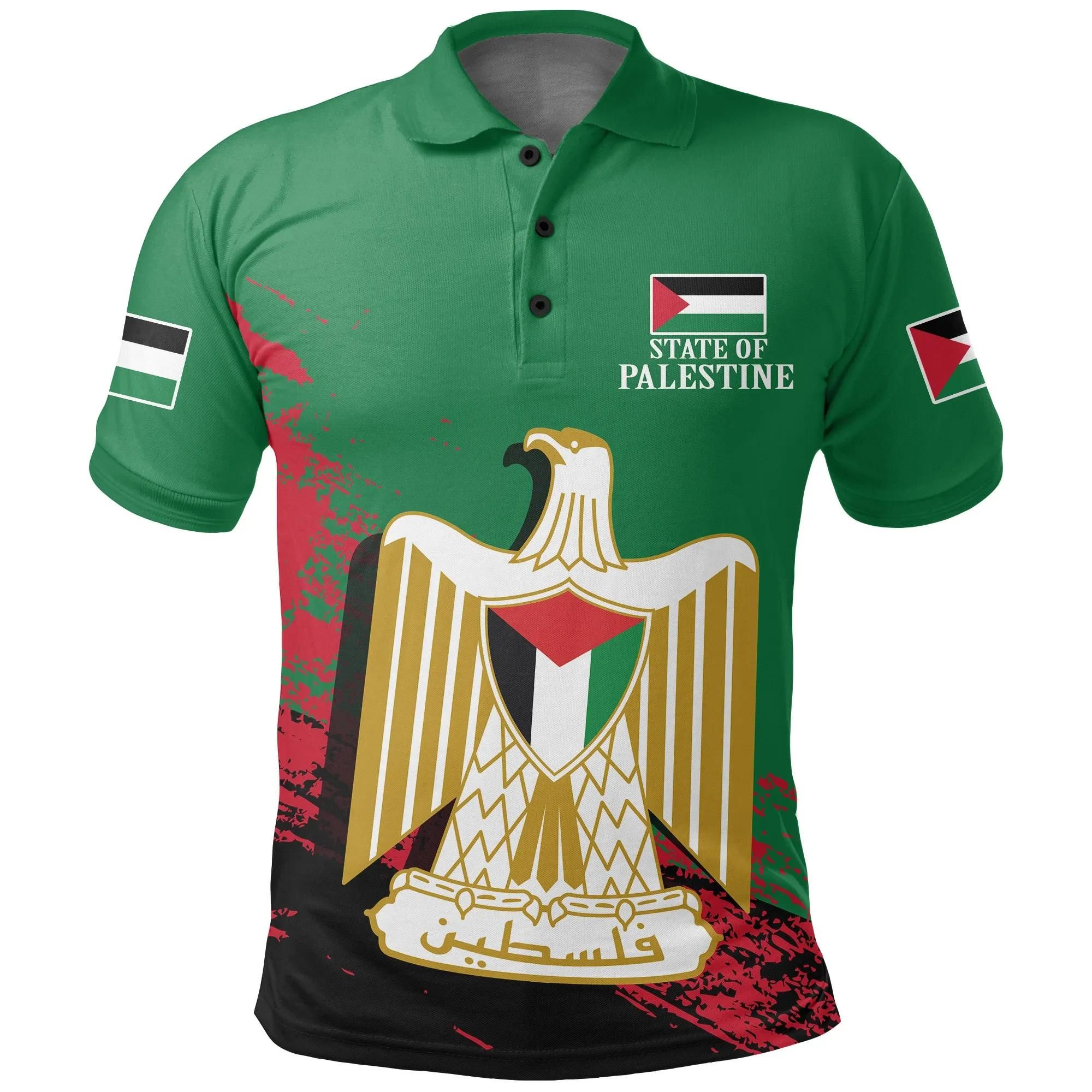 State of Palestine Special Polo Shirt A7 State of Palestine Special Polo Shirt A7