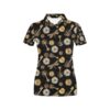 Steampunk Key Dragonfly Print Design Lks303 Women'S Polo Shirt