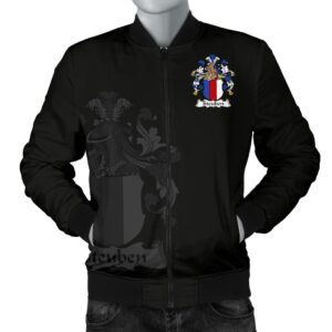 Steuben Germany Men's Bomber Jacket - German Family Crest A7 Bomber Jacket