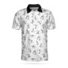 Stickfigures Playing Golf 3D All Over Printed Polo Shirt