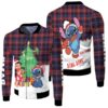 Stitch Christmas Merry Christmas Ding Dong Lilo Taking Photo 3D Designed Allover Gift For Stitch Fans Christmas Fans Bomber Jacket