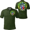 Studdert Ireland Polo Shirt - Celtic Shamrock - Irish Family Crest A7