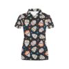 Sugar Skull Print Design Lks305 Women'S Polo Shirt