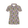 Sugar Skull Print Design Lks307 Women'S Polo Shirt