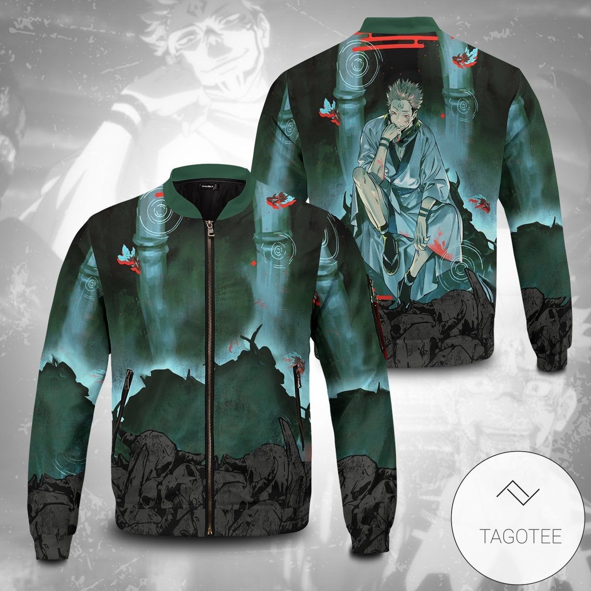 Sukuna Domain Expansion Bomber Jacket Sukuna Domain Expansion Bomber Jacket