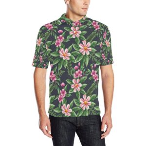 Summer Floral Pattern Print Design Sf010 Men Polo Shirt